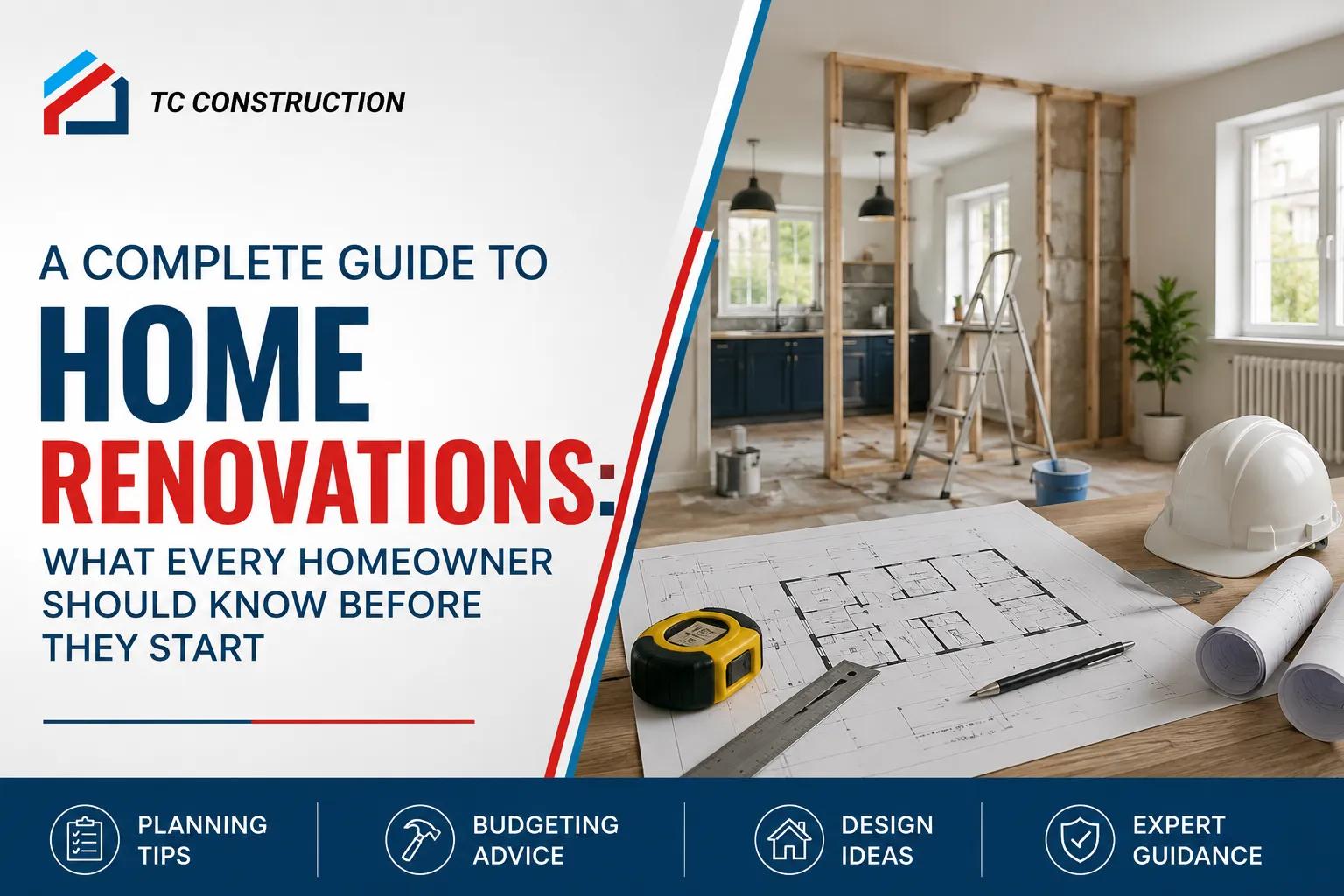 A Complete Guide to Home Renovations: What Every Homeowner Should Know Before They Start